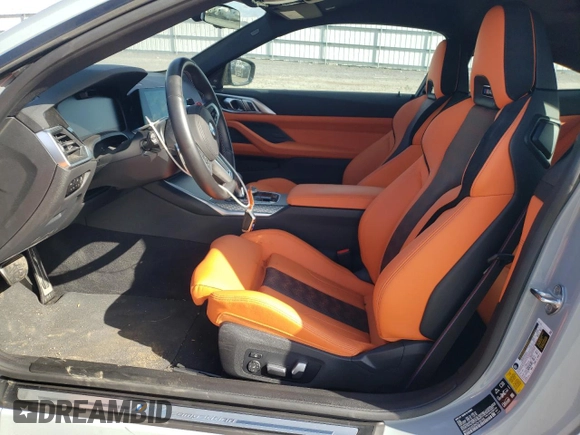 2022 BMW M4 Competition xDrive with VIN WBS43AZ03NCK18109, listed as a Copart auction lot 41862493 with 6,377 mi miles. Bid and sale history available at carsss.com. Image 7.