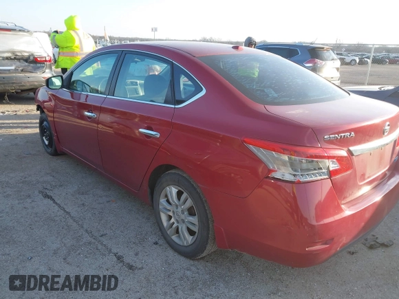 2013 Nissan Sentra FE+ S with VIN 3N1AB7AP9DL703790, listed as a IAAI auction lot 41544552 with 172,584 mi miles and . Bid and sale history available at DreamBid. Image 3.