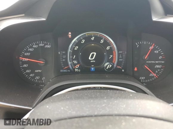 2015 Chevrolet Corvette 2LT with VIN 1G1YD2D79F5102718, listed as a Copart auction lot 70879204 with 85,080 mi miles and Salvage Title. Bid and sale history available at carsss.com. Image 9.