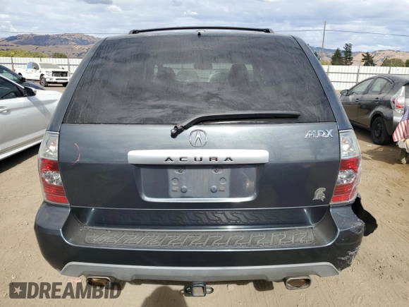2006 Acura MDX Touring with VIN 2HNYD18696H512036, listed as a Copart auction lot 70642334 with 185,351 mi miles and Salvage Title. Bid and sale history available at carsss.com. Image 6.