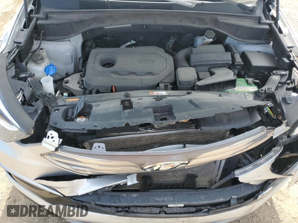 2017 Hyundai Santa Fe 2.4L with VIN 5XYZTDLB0HG437926, listed as a Copart auction lot 60034725 with 80,313 mi miles and Salvage title. Bid and sale history available at DreamBid. Image 11.