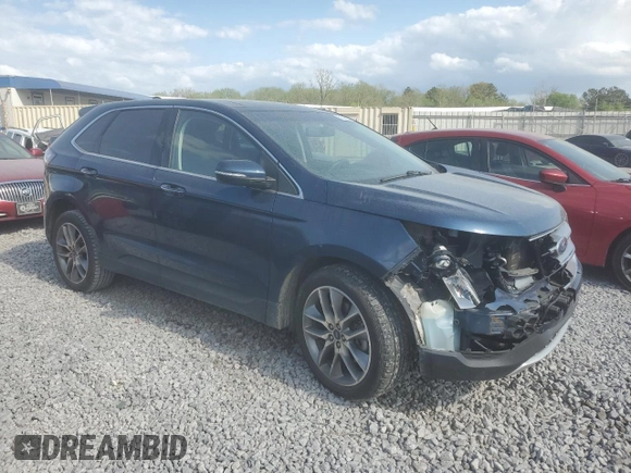 2017 Ford Edge Titanium with VIN 2FMPK4K95HBB21267, listed as a Copart auction lot 51630225 with 144,746 mi miles and Salvage Title. Bid and sale history available at carsss.com. Image 4.