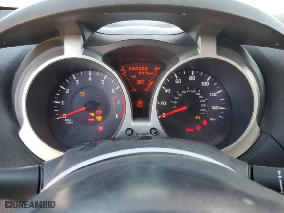 2012 Nissan Juke S with VIN JN8AF5MRXCT118136, listed as a Copart auction lot 46678955 with 0 mi miles and Salvage Title. Bid and sale history available at carsss.com. Image 9.