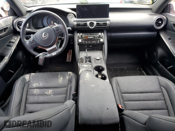 2022 Lexus IS 500 F Sport Performance z VIN JTHAP1D21N5001944, wystawiony jako Copart lot #79621404 z przebiegiem 19 921 mil mil oraz Szkoda całkowita • Salvage title. Historia ofert i sprzedaży dostępna na DreamBid. Obrazek 8.