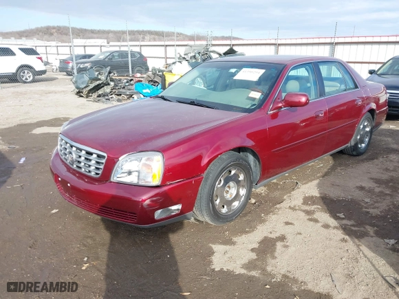 2000 Cadillac DeVille DHS with VIN 1G6KE57Y7YU349957, listed as a IAAI auction lot 41390294 with 1 mi miles. Bid and sale history available at carsss.com. Image 17.