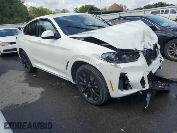 2023 BMW X4 xDrive30i with VIN 5UX33DT04P9S86799, listed as a Copart auction lot 66186003 with 0 mi miles. Bid and sale history available at carsss.com. Image 4.