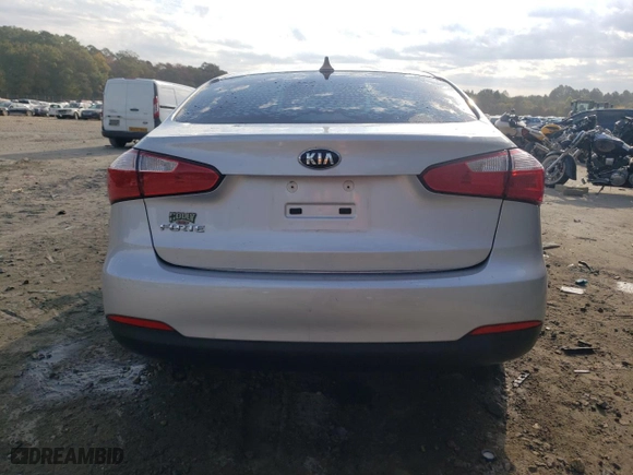 2016 Kia Forte LX with VIN KNAFK4A62G5500654, listed as a Copart auction lot 75189564 with 88,521 mi miles and Salvage Title. Bid and sale history available at carsss.com. Image 6.