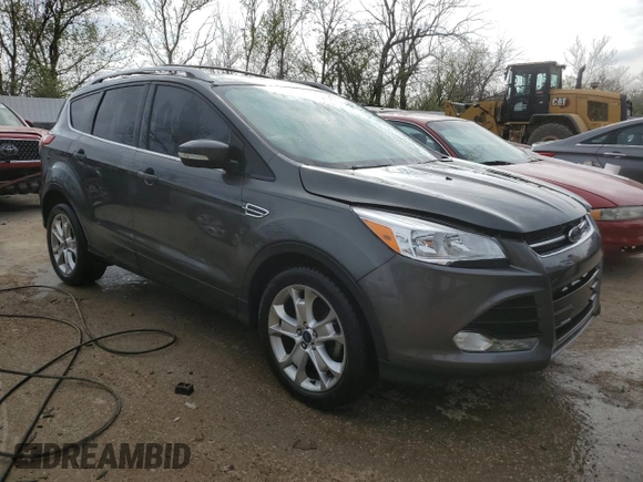 2016 Ford Escape Titanium with VIN 1FMCU0JX6GUA97930, listed as a Copart auction lot 47872654 with 59,834 mi miles and Salvage Title. Bid and sale history available at carsss.com. Image 4.