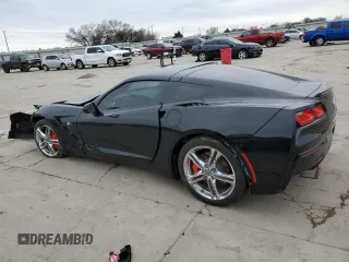 2017 Chevrolet Corvette 1LT with VIN 1G1YB2D75H5116382, listed as a Copart auction lot 45915445 with 0 mi miles and Salvage Title. Bid and sale history available at carsss.com. Image 2.