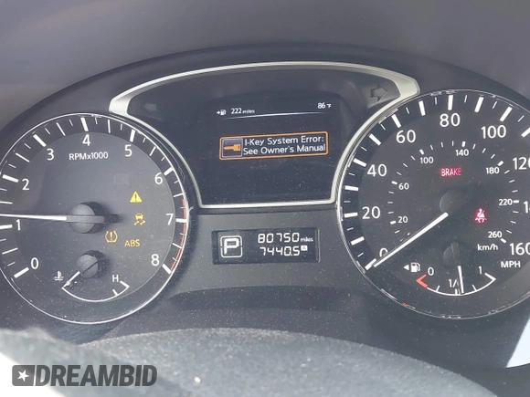 2013 Nissan Altima SV with VIN 1N4AL3APXDN420162, listed as a IAAI auction lot 42563045 with 80,750 mi miles and . Bid and sale history available at DreamBid. Image 7.