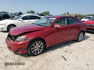2012 Lexus IS 250 z VIN JTHCF5C26C5052793, wystawiony jako Copart lot #60808425 z przebiegiem 158 488 mil mil oraz Czysty tytuł • Clean title. Historia ofert i sprzedaży dostępna na DreamBid. Obrazek 1.
