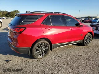 2023 Chevrolet Equinox RS with VIN 3GNAXMEGXPL226693, listed as a Copart auction lot 87454394 with 4,896 mi miles and Salvage Title. Bid and sale history available at carsss.com. Image 3.