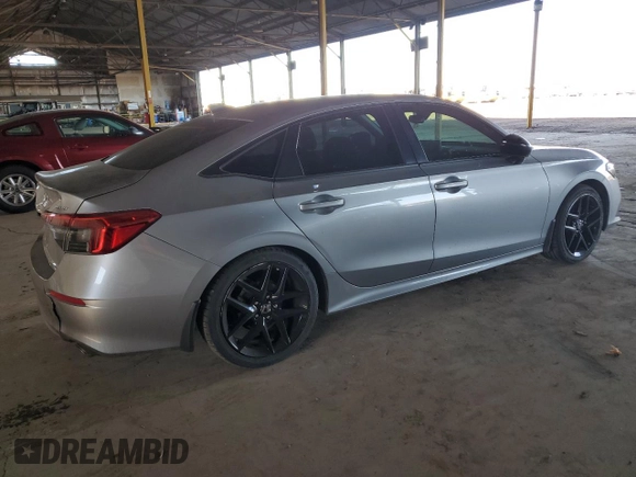 2022 Honda Civic Sport with VIN 2HGFE2F58NH600876, listed as a Copart auction lot 46548615 with 73,806 mi miles and Salvage Title. Bid and sale history available at carsss.com. Image 3.