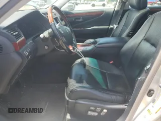 2007 Lexus LS 460 with VIN JTHBL46F675012345, listed as a Copart auction lot 59479965 with 148,538 mi miles and Clean title. Bid and sale history available at DreamBid. Image 7.
