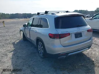 2021 Mercedes-Benz GLS with VIN 4JGFF5KE8MA485773, listed as a IAAI auction lot 41599483 with 20,827 mi miles. Bid and sale history available at carsss.com. Image 3.