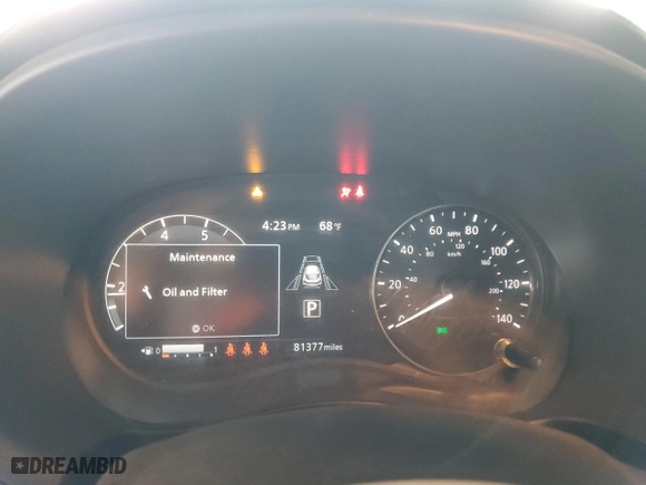 2021 Nissan Kicks SV with VIN 3N1CP5CV7ML520172, listed as a Copart auction lot 47663525 with 81,377 mi miles and Salvage Title. Bid and sale history available at carsss.com. Image 9.