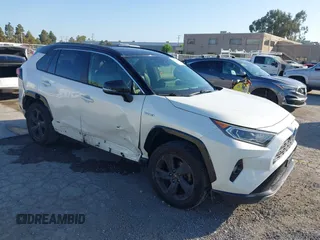 2019 Toyota RAV4 Hybrid XSE with VIN JTMEWRFV8KJ016732, listed as a IAAI auction lot 42711008 with 357,447 mi miles and . Bid and sale history available at DreamBid. Image 1.