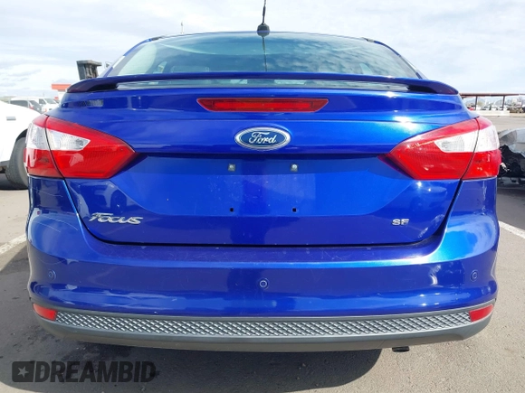 2013 Ford Focus SE with VIN 1FADP3F27DL138703, listed as a IAAI auction lot 41797537 with 128,070 mi miles. Bid and sale history available at carsss.com. Image 16.
