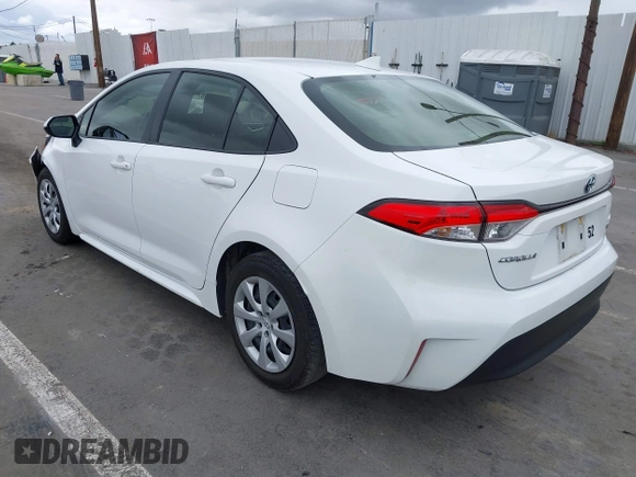 2023 Toyota Corolla Hybrid LE with VIN JTDBCMFE3PJ010097, listed as a IAAI auction lot 41786656 with 50,775 mi miles. Bid and sale history available at carsss.com. Image 3.