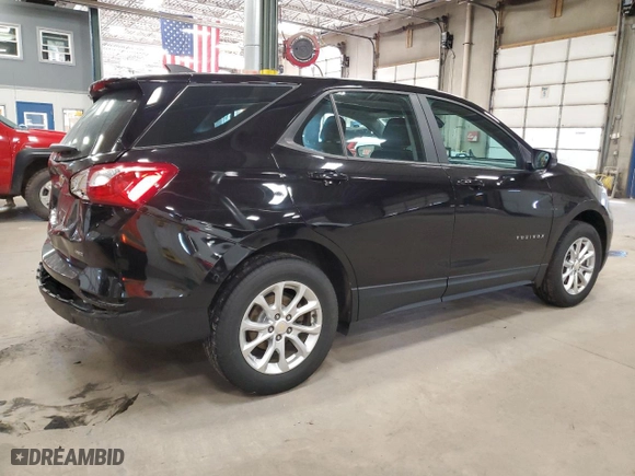 2020 Chevrolet Equinox LS with VIN 2GNAXSEV0L6112557, listed as a Copart auction lot 52434695 with 153,298 mi miles and Salvage Title. Bid and sale history available at carsss.com. Image 3.