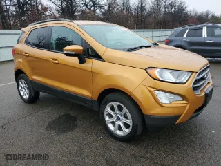 2021 Ford EcoSport SE with VIN MAJ6S3GL8MC424039, listed as a Copart auction lot 49112015 with 69,952 mi miles and Salvage Title. Bid and sale history available at carsss.com. Image 4.