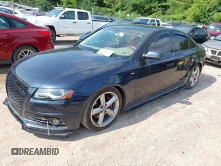 2012 Audi A4 Premium Plus with VIN WAUFFAFL8CN013177, listed as a IAAI auction lot 42640799 with 135,193 mi miles and . Bid and sale history available at DreamBid. Image 2.