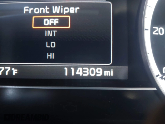 2017 Kia Niro LX with VIN KNDCB3LCXH5075222, listed as a IAAI auction lot 41526017 with 114,309 mi miles. Bid and sale history available at carsss.com. Image 16.