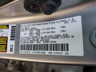 2022 Toyota Tacoma SR z VIN 3TMCZ5AN2NM470545, wystawiony jako Copart lot #58419285 z przebiegiem 57 599 mil mil oraz Szkoda całkowita • Salvage title. Historia ofert i sprzedaży dostępna na DreamBid. Obrazek 12.