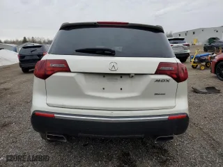 2013 Acura MDX Advance Pkg with VIN 2HNYD2H61DH001939, listed as a Copart auction lot 50712225 with 0 mi miles and Salvage Title. Bid and sale history available at carsss.com. Image 6.