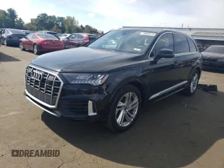 2023 Audi Q7 Prestige with VIN WA1VXBF77PD021250, listed as a Copart auction lot 74089374 with 10,995 mi miles and Salvage title. Bid and sale history available at DreamBid. Image 1.