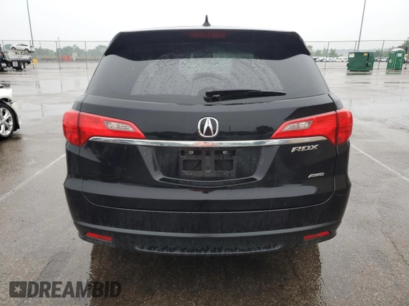 2014 Acura RDX Technology with VIN 5J8TB4H55EL013378, listed as a Copart auction lot 58911375 with 79,970 mi miles and Salvage title. Bid and sale history available at DreamBid. Image 6.