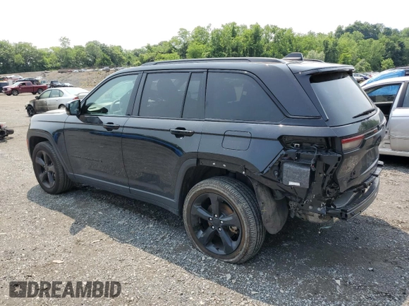 2024 Jeep Grand Cherokee Altitude with VIN 1C4RJHAG4RC681922, listed as a Copart auction lot 59997195 with 12,042 mi miles and Salvage title. Bid and sale history available at DreamBid. Image 2.