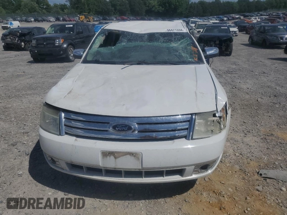 2008 Ford Taurus Limited with VIN 1FAHP25WX8G133025, listed as a Copart auction lot 56471334 with 53,445 mi miles and Salvage Title. Bid and sale history available at carsss.com. Image 5.
