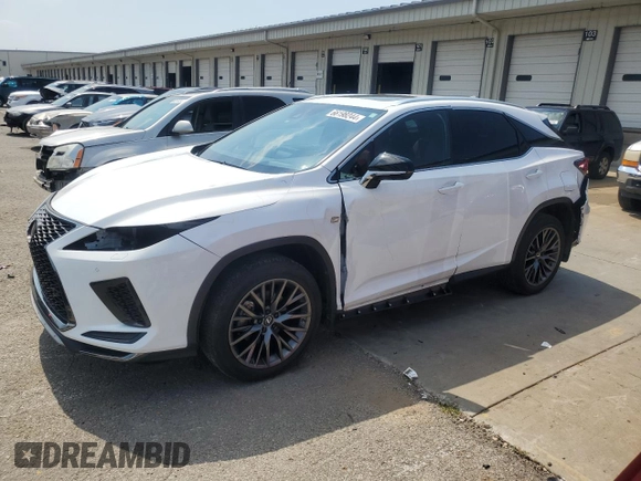 2021 Lexus RX 350 F Sport with VIN 2T2SZMDA5MC272494, listed as a Copart auction lot 66198244 with 48,703 mi miles and Salvage title. Bid and sale history available at DreamBid. Image 1.