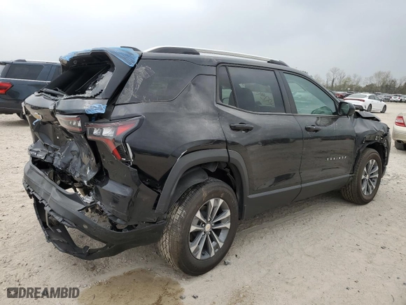 2025 Chevrolet Equinox FWD LT with VIN 3GNAXHEG2SL138916, listed as a Copart auction lot 49294905 with 2,200 mi miles and Salvage Title. Bid and sale history available at carsss.com. Image 3.