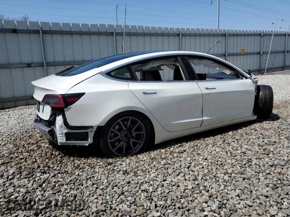 2020 Tesla Model 3 Standard Range Plus with VIN 5YJ3E1EA3LF612365, listed as a Copart auction lot 54421205 with Not Provided miles and Clean Title. Bid and sale history available at DreamBid. Image 3.