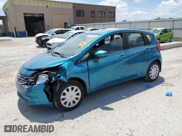 2015 Nissan Note S with VIN 3N1CE2CP8FL369285, listed as a Copart auction lot 62345535 with 78,980 mi miles and Salvage title. Bid and sale history available at DreamBid. Image 1.