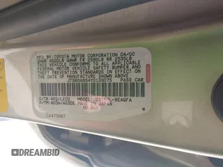 2000 Lexus GS 300 with VIN JT8BD68S4Y0109075, listed as a IAAI auction lot 42140696 with 179,122 mi miles and . Bid and sale history available at DreamBid. Image 9.