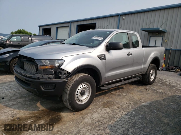 2020 Ford Ranger XL with VIN 1FTER1EHXLLA97890, listed as a Copart auction lot 59202705 with 30,580 mi miles and Salvage title. Bid and sale history available at DreamBid. Image 1.