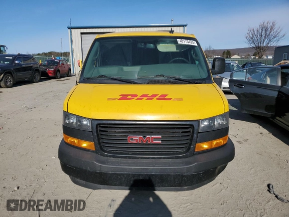 2020 GMC Savana Cargo z VIN 1GTW7AFG6L1252138, wystawiony jako Copart lot #48175425 z przebiegiem 174 950 mil mil oraz Szkoda całkowita • Salvage title. Historia ofert i sprzedaży dostępna na DreamBid. Obrazek 5.