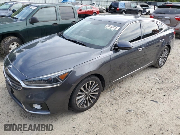2018 Kia Cadenza Premium with VIN KNALB4J1XJ5127541, listed as a Copart auction lot 70212834 with 75,475 mi miles and Salvage Title. Bid and sale history available at carsss.com. Image 1.
