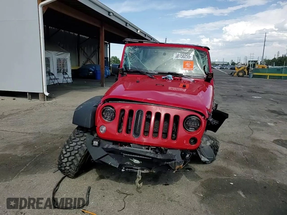 2014 Jeep Wrangler Unlimited Rubicon with VIN 1C4HJWFG5EL283881, listed as a Copart auction lot 58150255 with 100,166 mi miles and Non repairable. Bid and sale history available at DreamBid. Image 13.