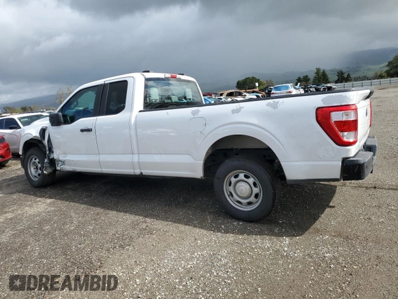 2022 Ford F-150 XL with VIN 1FTEX1CP0NKD24934, listed as a Copart auction lot 47757995 with 112,572 mi miles and Salvage title. Bid and sale history available at DreamBid. Image 2.