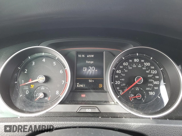 2016 Volkswagen GTI S with VIN 3VWY47AUXGM002165, listed as a Copart auction lot 52644985 with 82,961 mi miles and Clean Title. Bid and sale history available at DreamBid. Image 9.