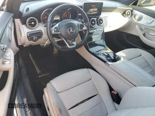 2017 Mercedes-Benz C 300 with VIN WDDWJ4JBXHF380204, listed as a Copart auction lot 48370265 with 106,863 mi miles and Clean Title. Bid and sale history available at carsss.com. Image 8.