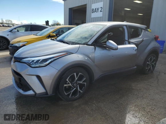 2020 Toyota C-HR LE with VIN NMTKHMBXXLR110234, listed as a Copart auction lot 76006684 with 89,367 mi miles and Salvage Title. Bid and sale history available at DreamBid. Image 1.