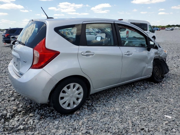 2016 Nissan Versa Note S with VIN 3N1CE2CP4GL354803, listed as a Copart auction lot 53086615 with 112,848 mi miles and Salvage Title. Bid and sale history available at carsss.com. Image 3.