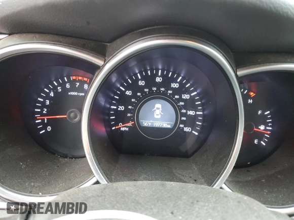 2015 Kia Optima LX with VIN 5XXGM4A75FG359647, listed as a Copart auction lot 50391055 with 197,738 mi miles and Salvage Title. Bid and sale history available at carsss.com. Image 9.