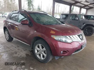 2010 Nissan Murano SL with VIN JN8AZ1MW3AW101440, listed as a IAAI auction lot 41703253 with 183,137 mi miles. Bid and sale history available at carsss.com. Image 1.