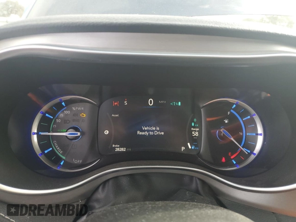 2022 Chrysler Pacifica Hybrid Limited with VIN 2C4RC1S77NR208193, listed as a Copart auction lot 47320125 with 28,282 mi miles and Salvage title. Bid and sale history available at DreamBid. Image 9.